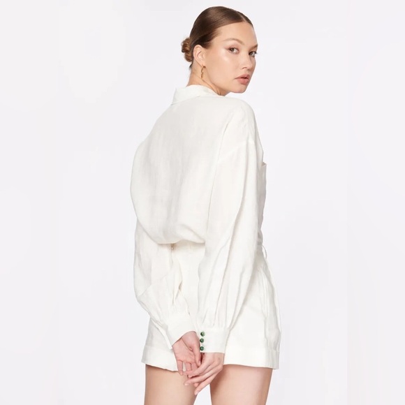 Cami NYC Rabia 100% Linen Shorts - Picture 14 of 15